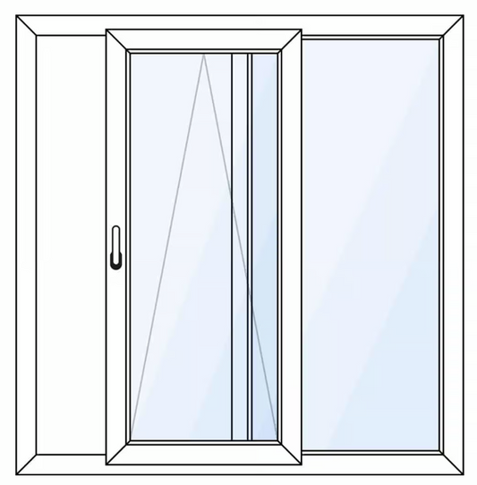 Deceuninck - Plastic sliding and tilting window