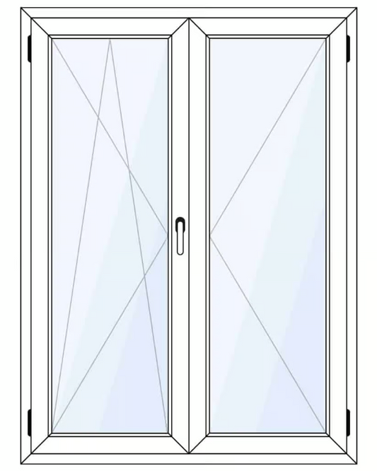 Deceuninck - Balcony door in tilt and turn version with pivot window